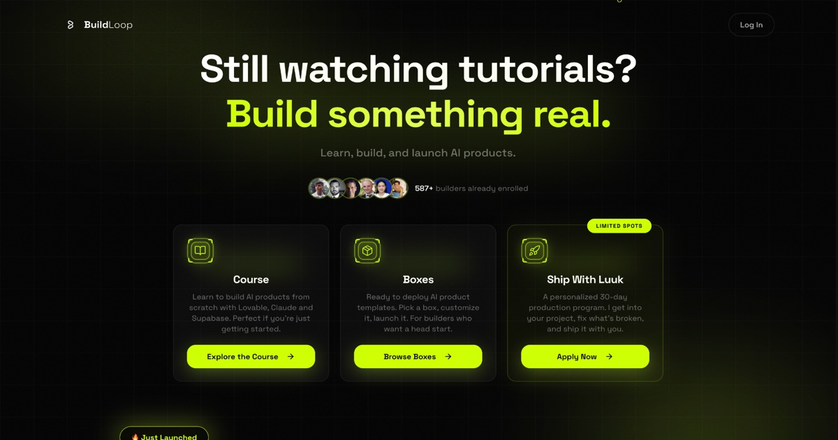 BuildLoop — Build and Sell AI Agents